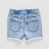 Okie Dokie Toddler & Little Girls Stretch Fabric Denim Short