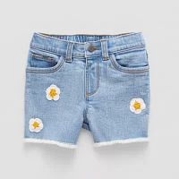 Okie Dokie Toddler & Little Girls Stretch Fabric Denim Short