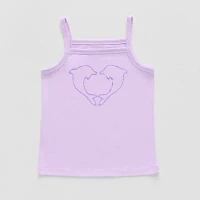 Thereabouts Little Girls Square Neck Tank Top