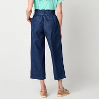 St. John's Bay Womens High Rise Cropped Jean