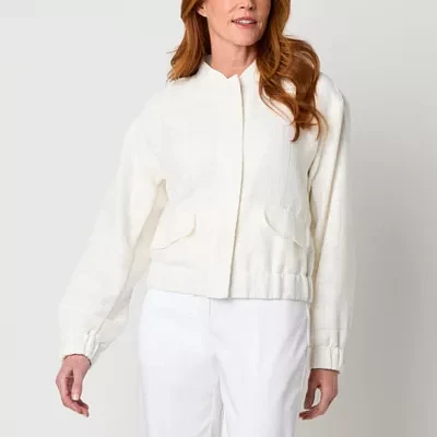 Liz Claiborne Lightweight Womens Bomber Jacket