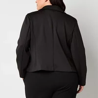 Bold Elements Midweight Womens Plus Shirt Jacket