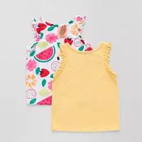 Okie Dokie Toddler & Little Girls 2-pc. Round Neck Tank Top