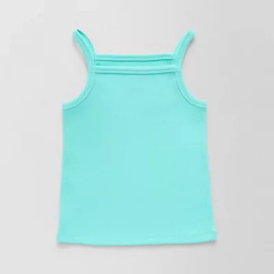 Thereabouts Little Girls Square Neck Tank Top