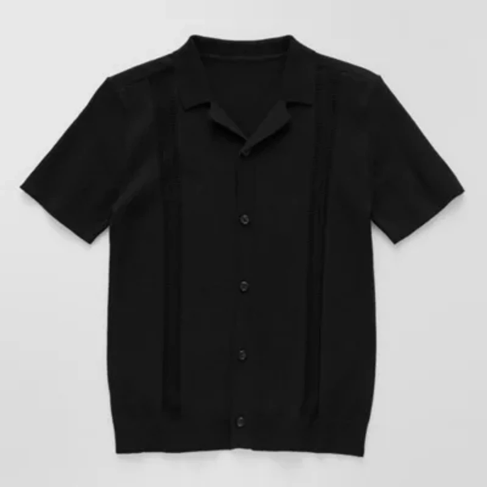 Thereabouts Little & Big Boys Short Sleeve Button-Down Shirt