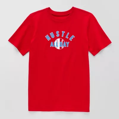 Xersion Little & Big Boys Crew Neck Short Sleeve Graphic T-Shirt