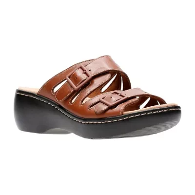 Clarks Womens Delana Liri Slide Sandals