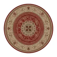 Concord Global Trading Ankara Collection Chateau Accent, Area, Rectangular and Round Rugs
