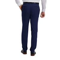 Haggar Mens Stretch Fabric Slim Fit Flat Front Suit Pant