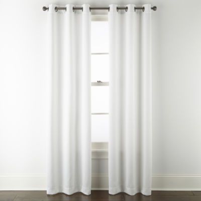 Regal Home Delaney Diamond Embossed Blackout Grommet Top Set of 2 Curtain Panel