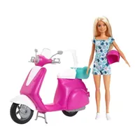 Barbie Doll And Scooter