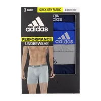 adidas Performance Mens 3 Pack Boxer Briefs