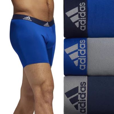 adidas Performance Mens 3 Pack Boxer Briefs