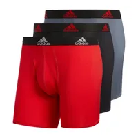 adidas Performance Mens 3 Pack Boxer Briefs