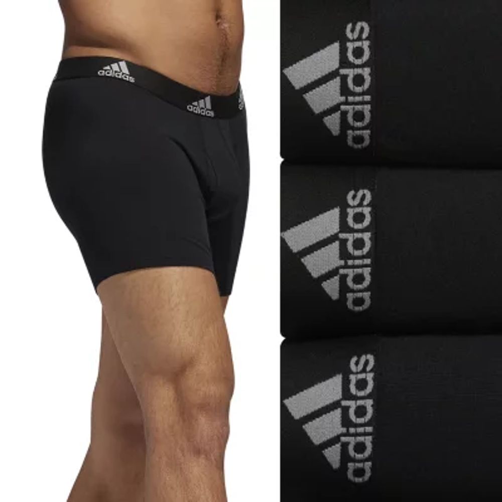 adidas Boxer Brief 3-Pack (Red/Scarlet/Black/Onix) Men's Underwear