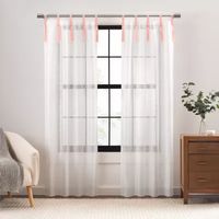 Vue Piper Sheer Tab Top Set of 2 Curtain Panel