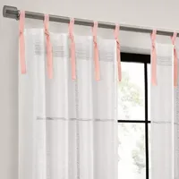 Vue Piper Sheer Tab Top Set of 2 Curtain Panel