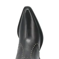 Dingo Women's Classy N' Sassy Leather Stacked Heel Booties