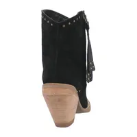 Dingo Women's Classy N' Sassy Leather Stacked Heel Booties