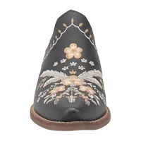 Dingo Women's Wildflower Leather Round Toe Mules