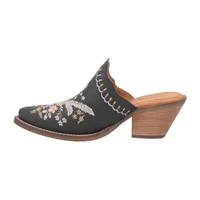 Dingo Women's Wildflower Leather Round Toe Mules