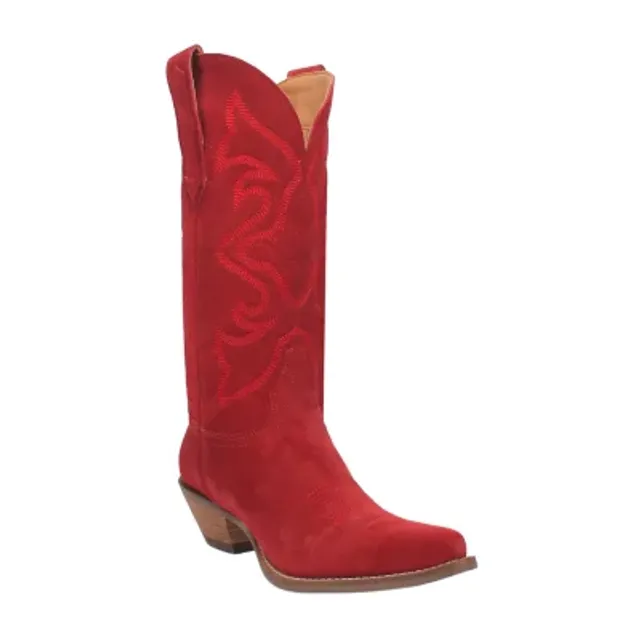 Dingo Womens Hassie Flat Heel Cowboy Boots