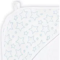 3 Stories Trading Company Baby Stars Muslin Hooded Towel