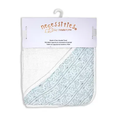 3 Stories Trading Company Baby Paisley Muslin Hooded Towel