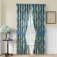 Waverly Moonlit Shadows Rod Pocket Tailored Valance