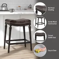 Vetrina Backless Counter Stool