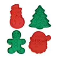 R&M International Llc Christmas 4-pc. Cookie Stampers