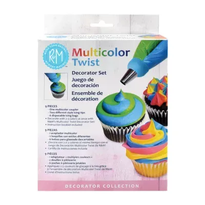 R&M International Llc Multicolor Twist 19-pc. Cake Decorating Kit