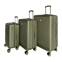 IZOD Clara 3-pc. Hardside Expandable Luggage Set