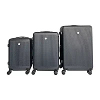 IZOD Clara 3-pc. Hardside Expandable Luggage Set