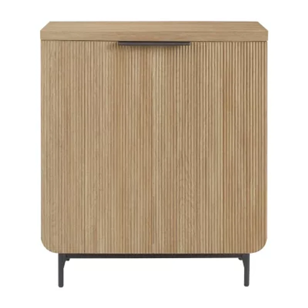 Scandinavian 2-Door Accent Cabinet