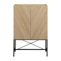 Contemporary 2-Door Accent Cabinet