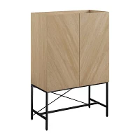 Contemporary 2-Door Accent Cabinet