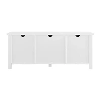 Farmhouse 2-Door Simple Rustic TV Stand