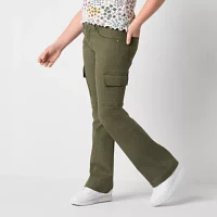 Vanilla Star Big Girls High Rise Flare Cargo Pant