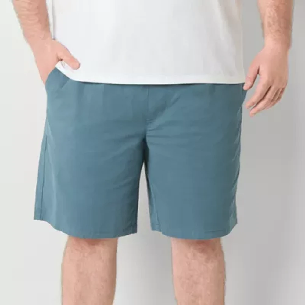 Arizona Mens Big and Tall Mid Rise Jogger Shorts