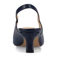 Journee Collection Womens Paulina Kitten Heel Pumps