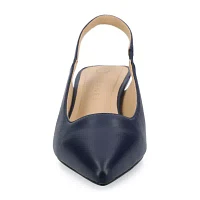 Journee Collection Womens Paulina Kitten Heel Pumps