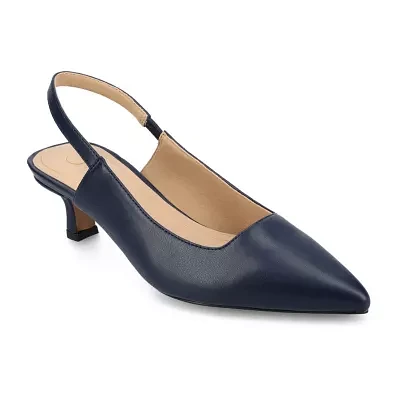 Journee Collection Womens Paulina Kitten Heel Pumps