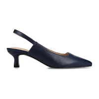 Journee Collection Womens Paulina Kitten Heel Pumps