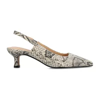 Journee Collection Womens Paulina Pointed Kitten Heel Pumps