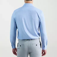 Haggar Mens Slim Fit Long Sleeve Dress Shirt