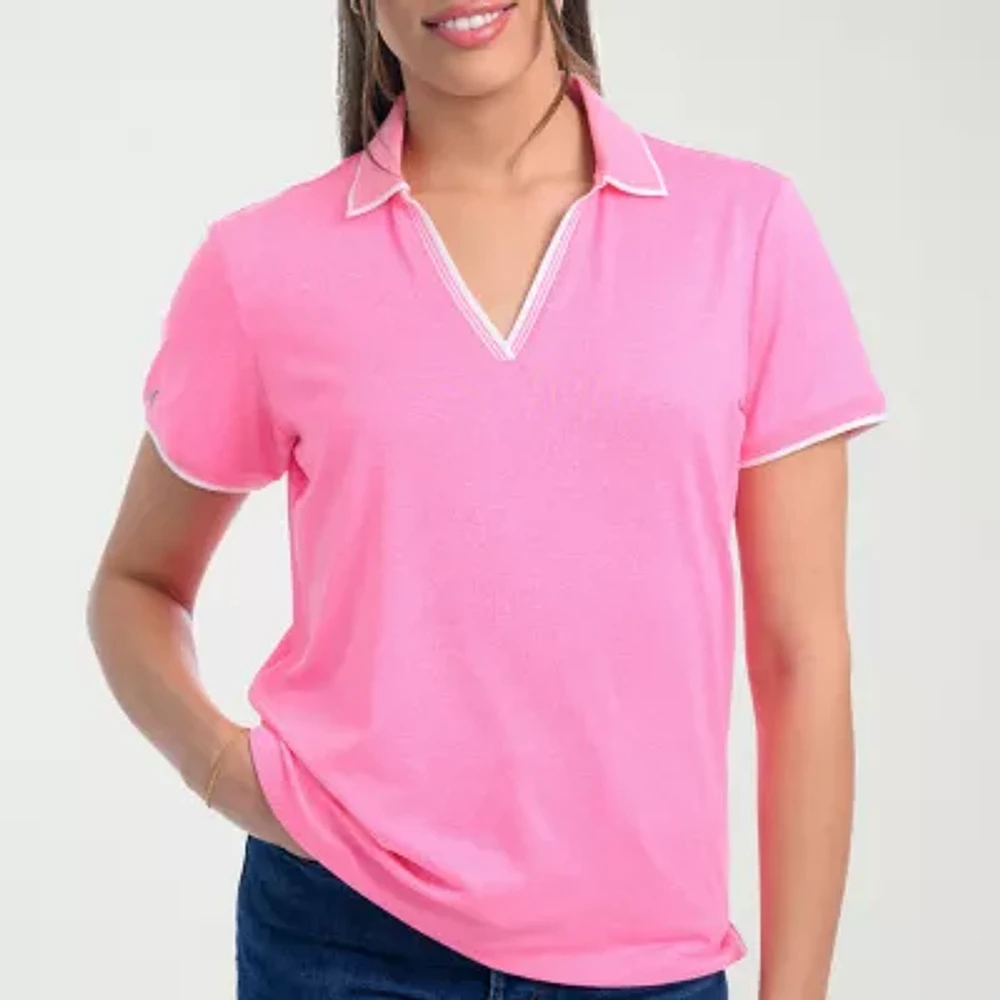 Antigua Spring 2025 Womens Short Sleeve Polo Shirt