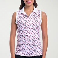 Antigua Spring 2025 Womens Short Sleeve Polo Shirt