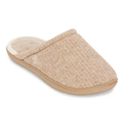 Isotoner Sweater Knit Womens Ballerina Slippers