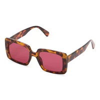 BCBGeneration Oversized Square Tortoise Womens UV Protection Square Sunglasses